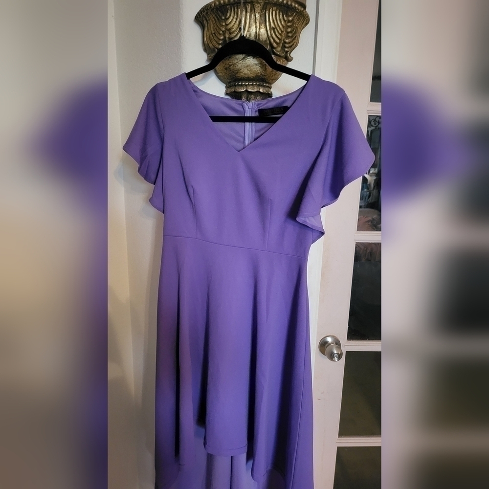 Purple Dress Tells Size Medium - Picture 2 of 4